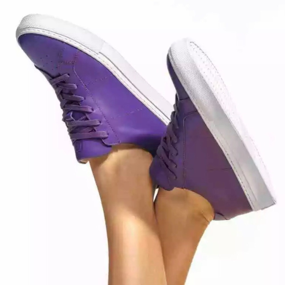 Greats Purple Low-Top Athletic Sneakers